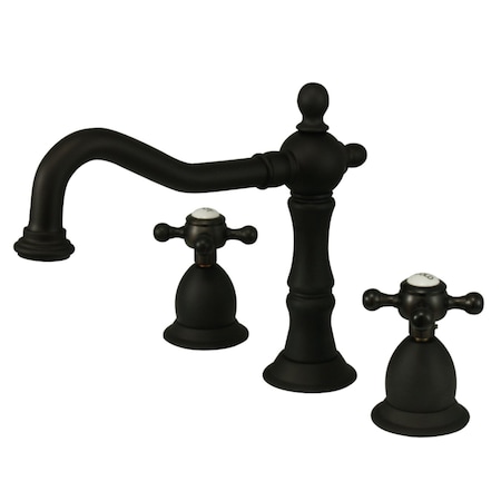 Kingston Brass KS1975BX 8" Widespread Bathroom Faucet, Oil Rubbed Bronze KS1975BX